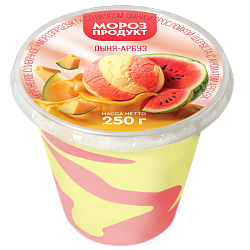 «МОРОЗПРОДУКТ» дыня-арбуз сливочное стакан пластик